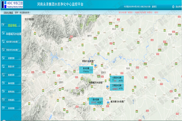 2023新澳门原料网站污水处理集控平台